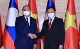 Chủ tịch Quốc hội Lào Saysomphone Phomvihane bắt đầu thăm chính thức Việt Nam